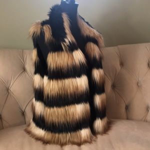 Faux fur vest